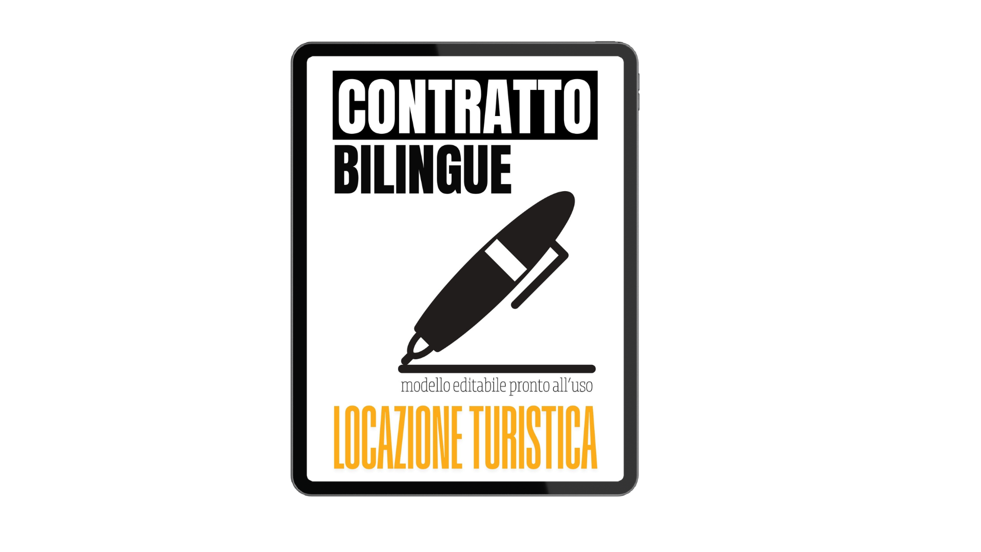 Contratto di Locazione Turistica – Modello Bilingue Pronto all’Uso⚡