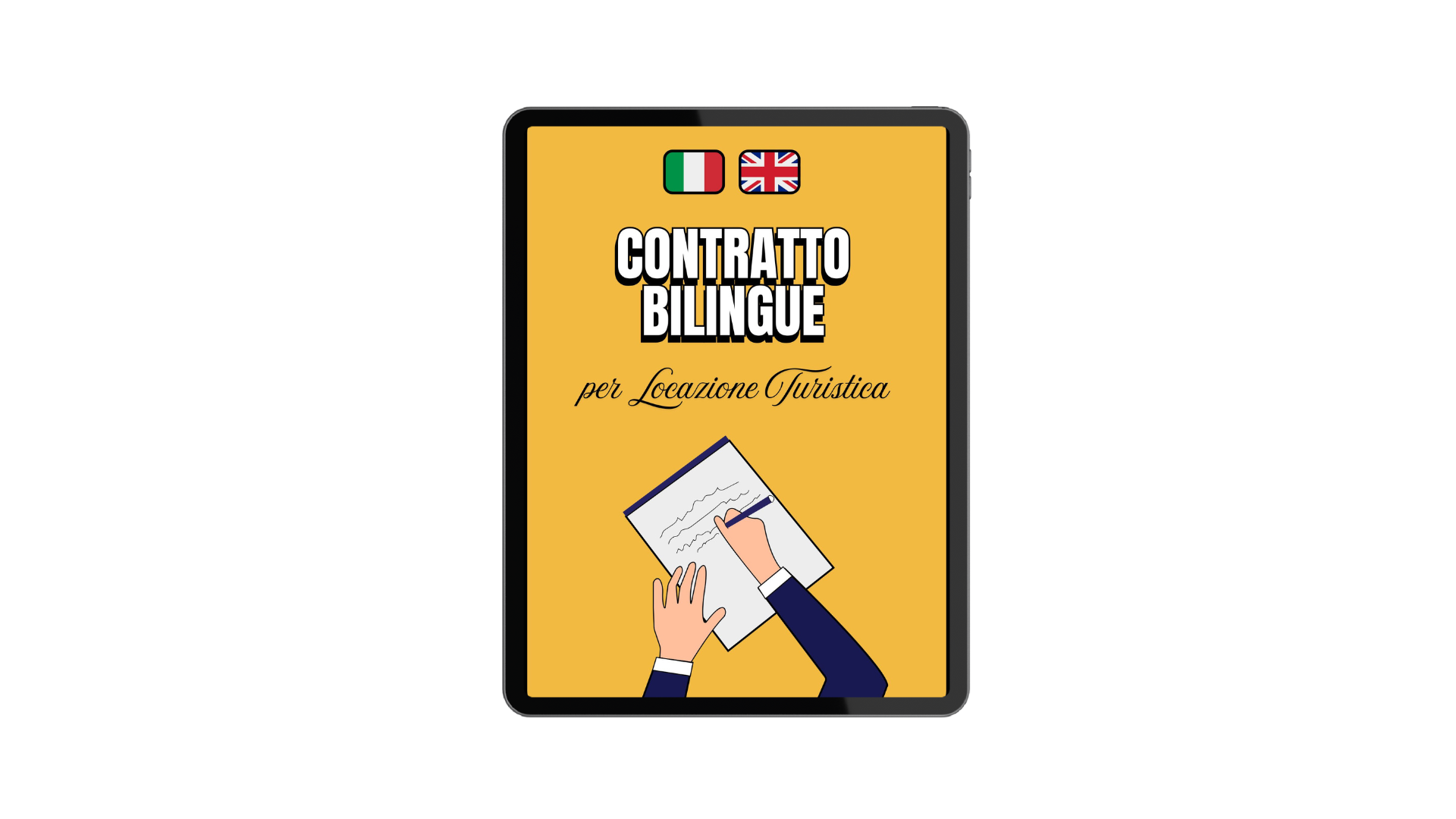 Contratto di Locazione Turistica – Modello Bilingue Pronto all’Uso⚡